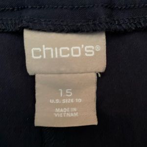 Chico’s crop pants. Navy Blue. Size 1.5 (10)